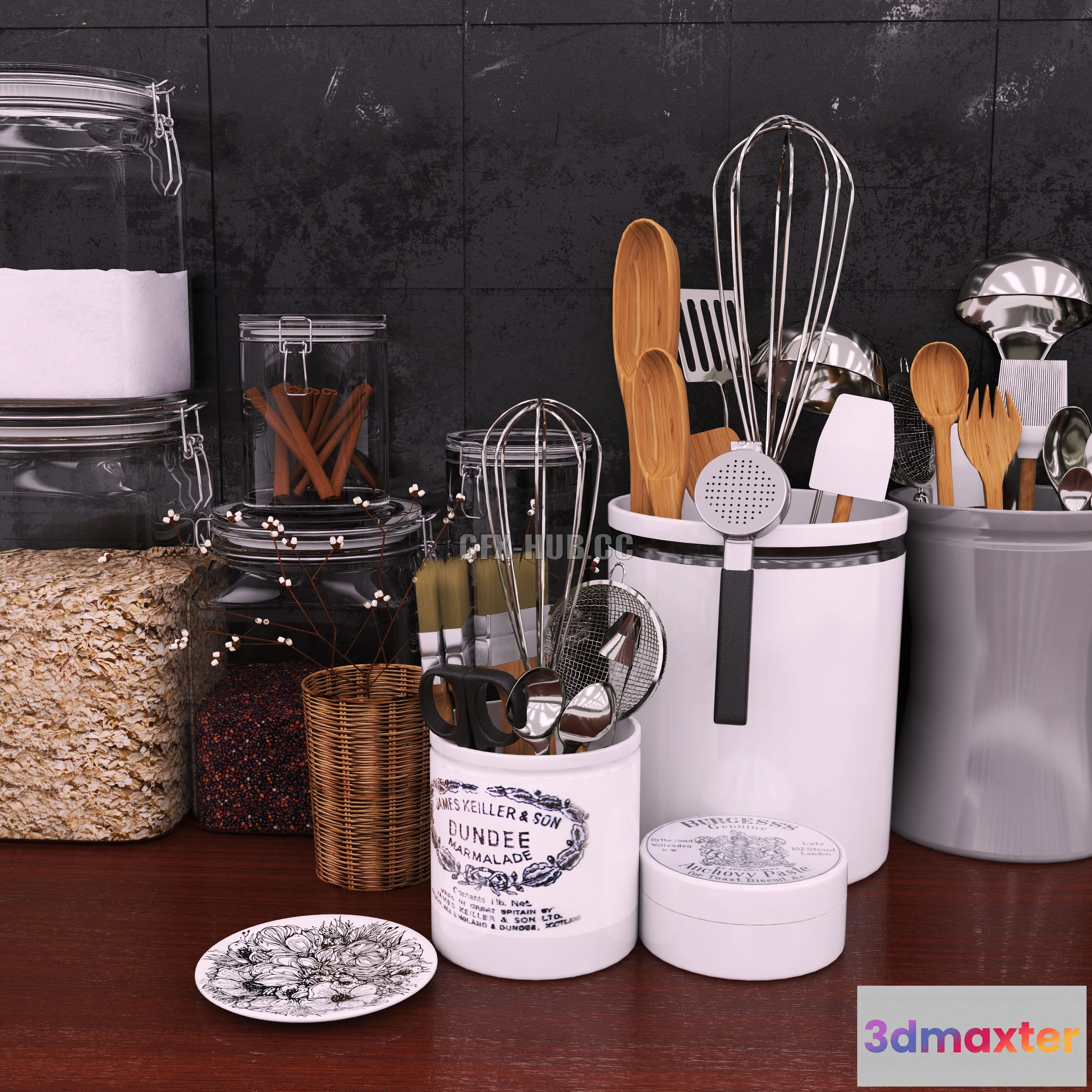 1543623 - Accessories for kitchen and restaurant 5 3D Max