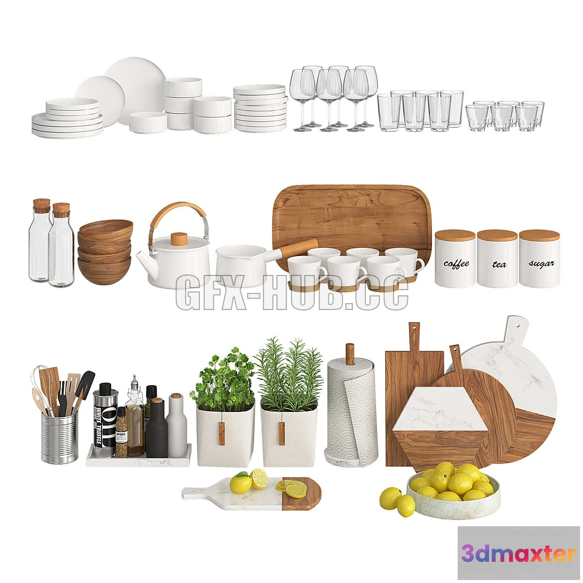 1546695 - Kitchen Decor - Light 3D Max