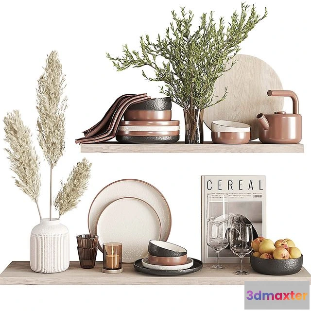 1550053 - Kitchen accessories N048 3D Max