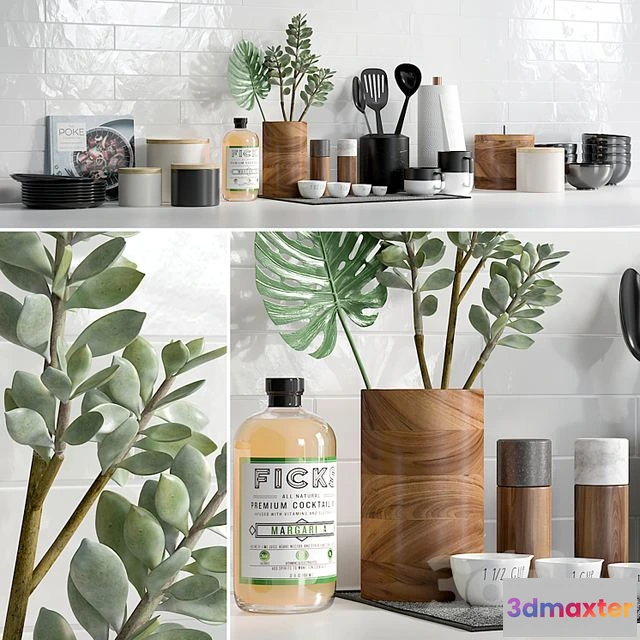 1550365 - Kitchen accessories 2 3D Max