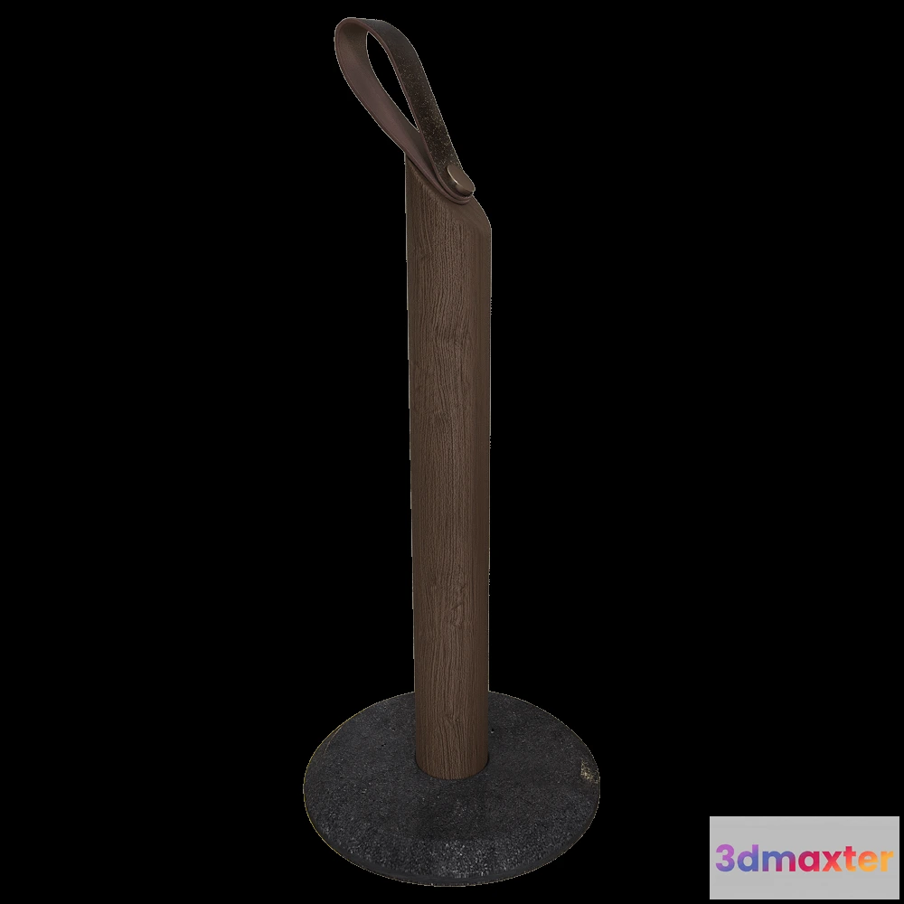 1646506 - Gejst  - Kitchen roll holder Grab smoked oak 3D Max