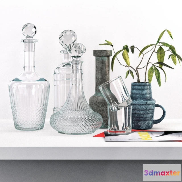 1646530 - kitchen - Decor set 01 3D Max