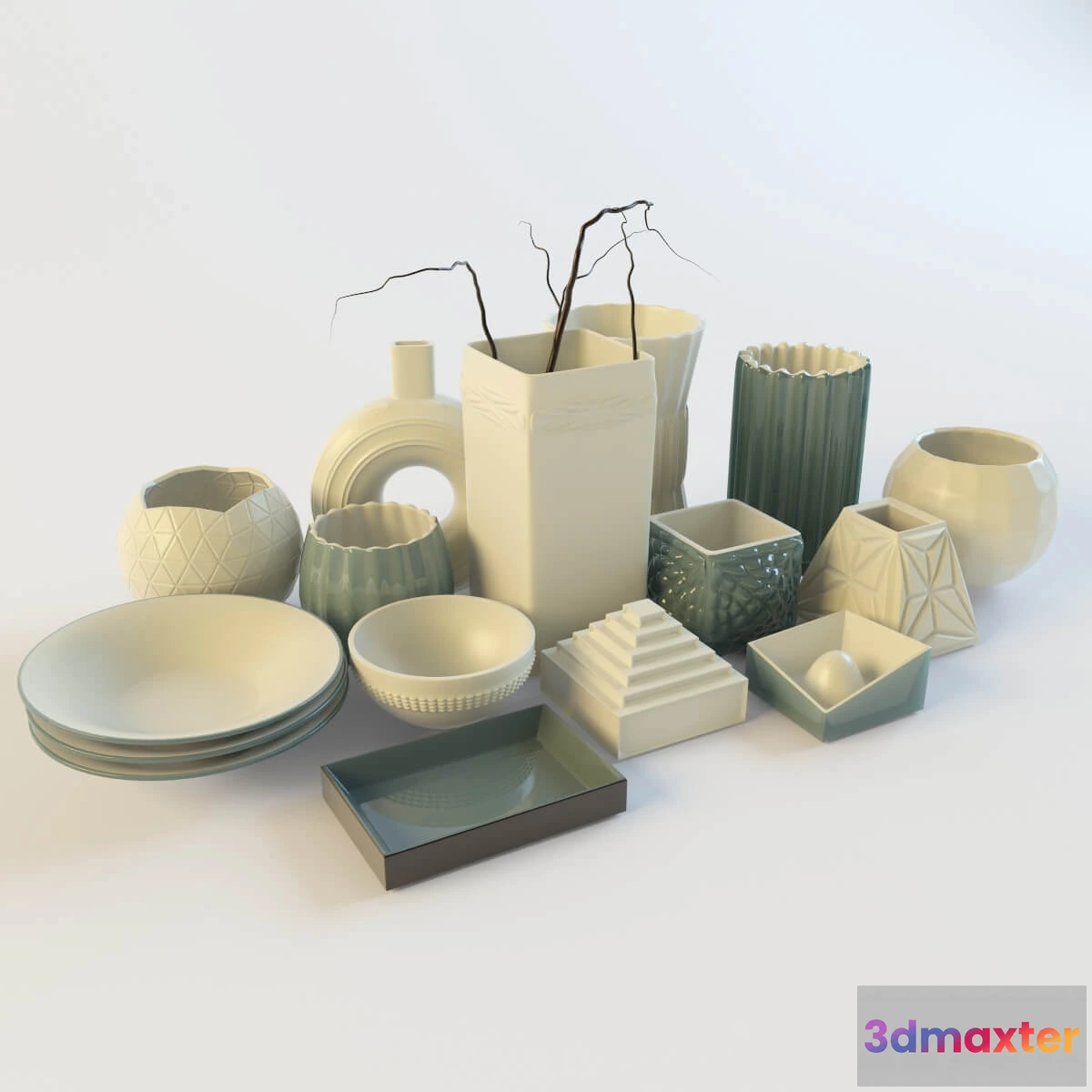 1646544 - kitchen - Serveware 3 3D Max