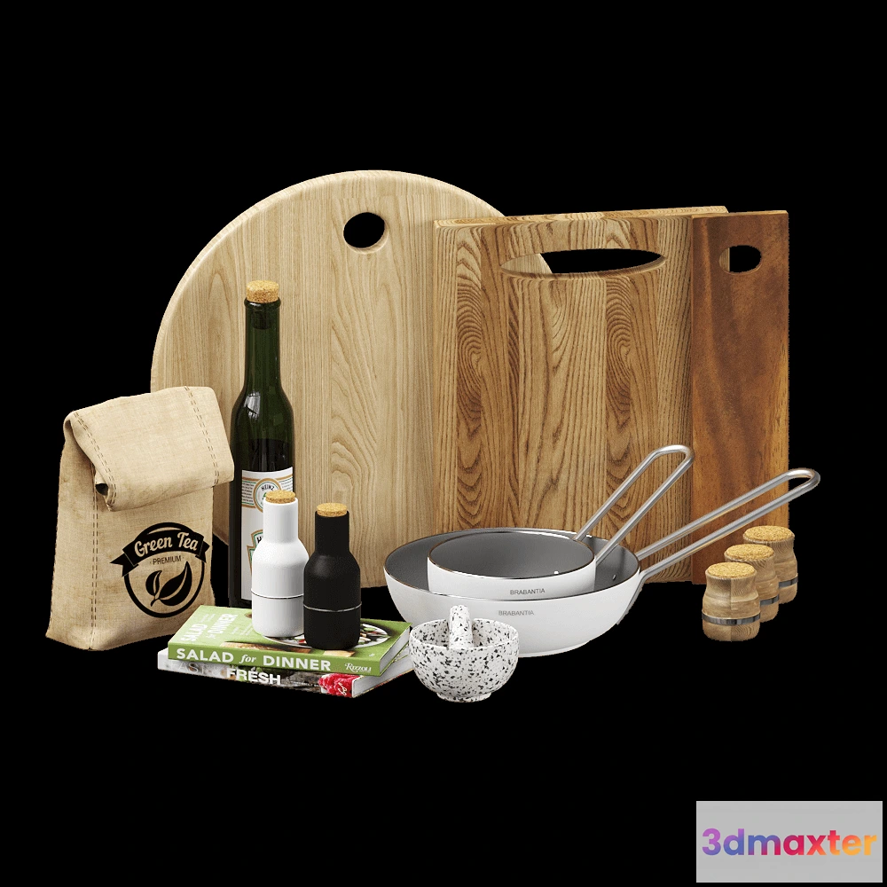 1646556 - kitchen - Kitchen Acsessuares 3D Max