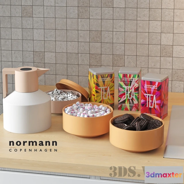 1646576 - kitchen - Decor set with pumpkin 3D Max