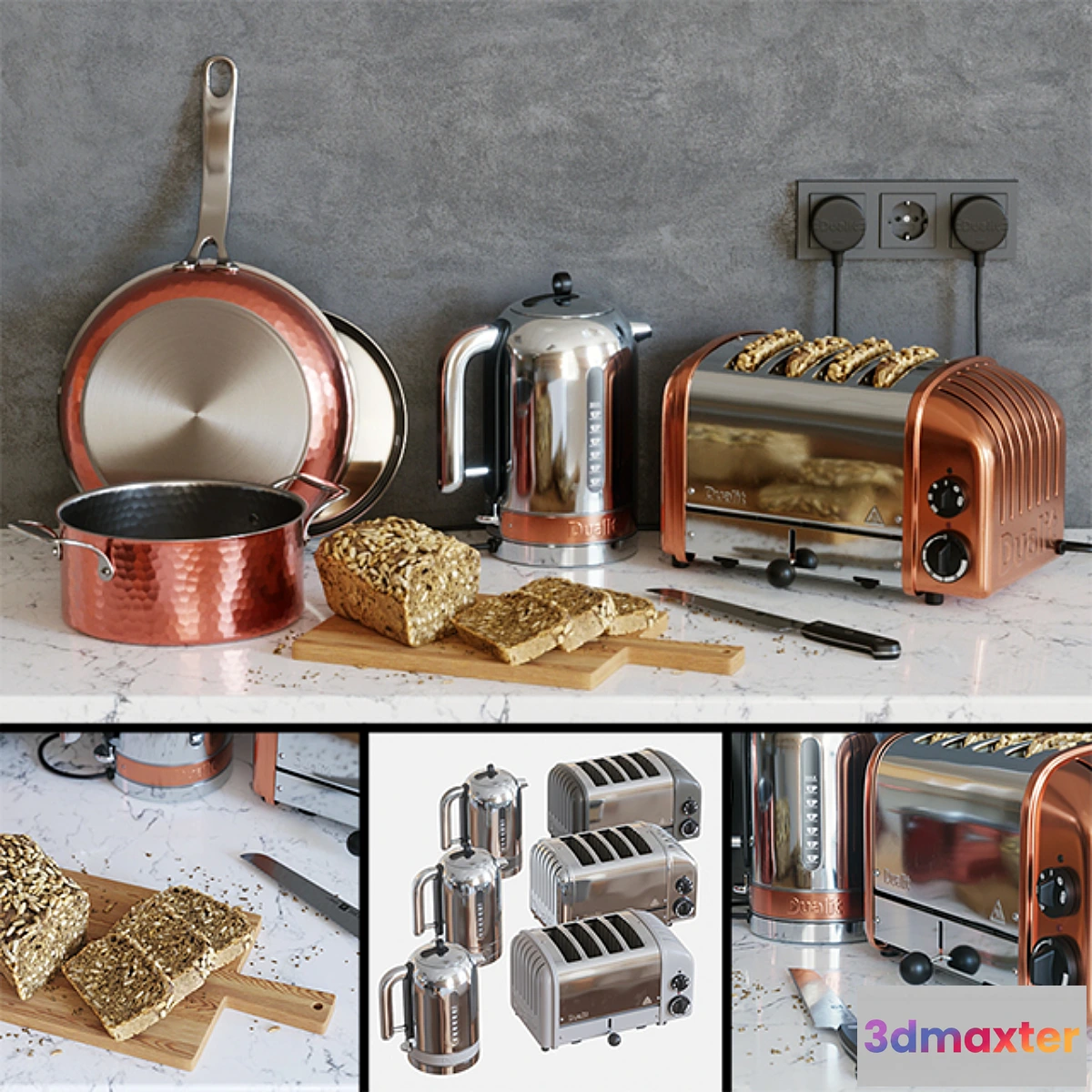 564225 - Dualit Toaster Set
