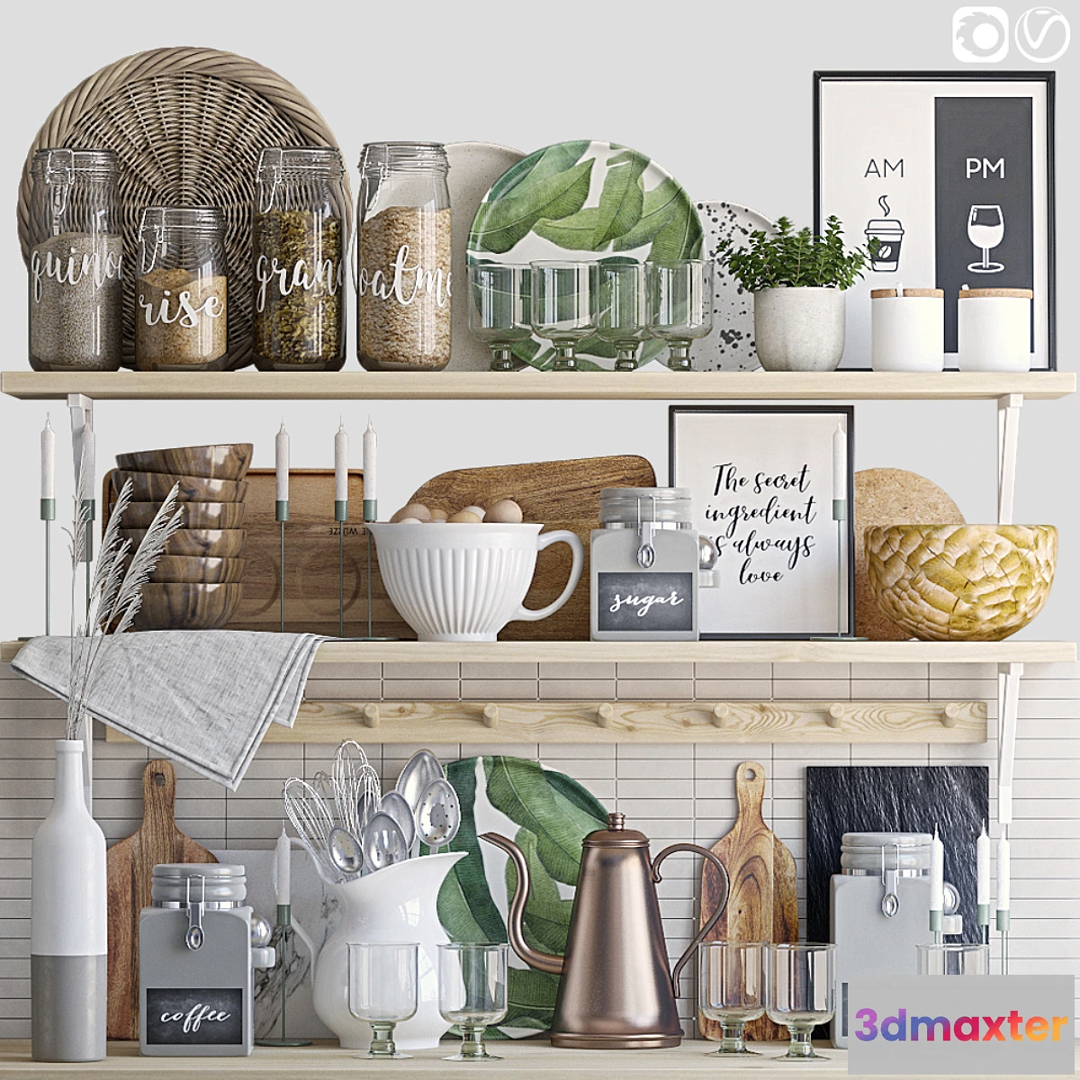 592414 - Decorative set for the kitchen 8