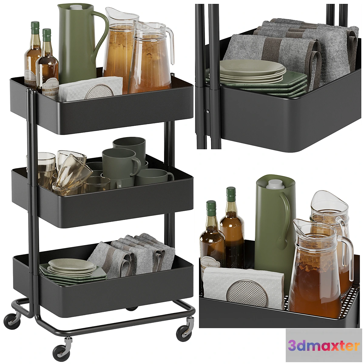 611655 - Ikea kitchen Rolling storage-2