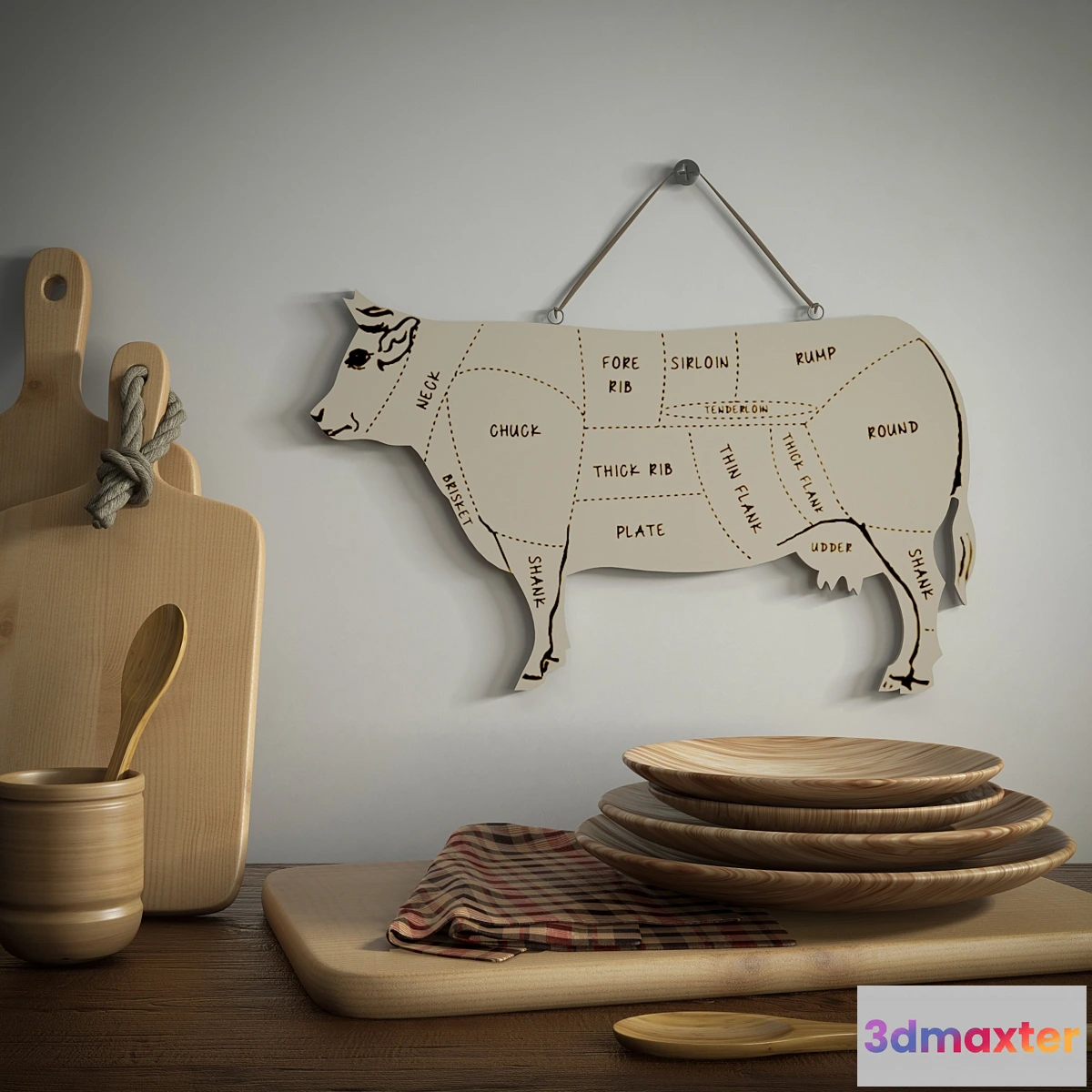 641165 - Wooden set for the kitchen - No.2