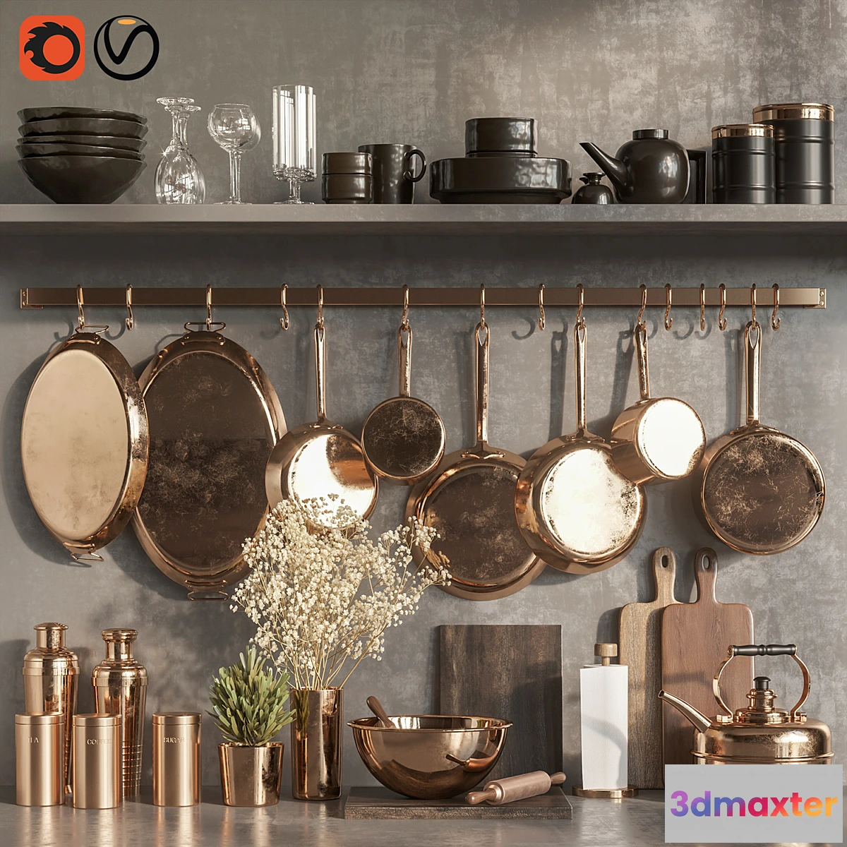 658797 - Kitchen Accessories set01