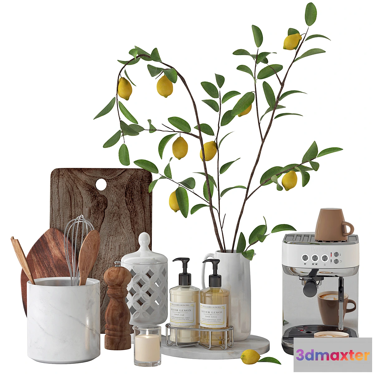 712738 - Set with lemon branches