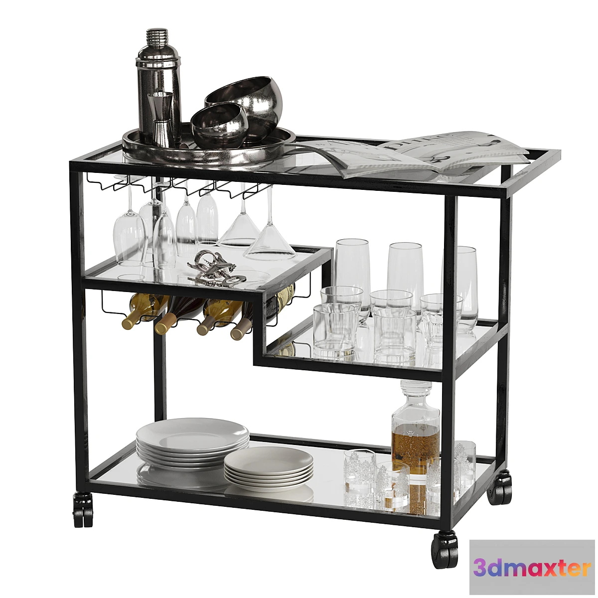 775803 - Drink Bar cart set 3 - No.2