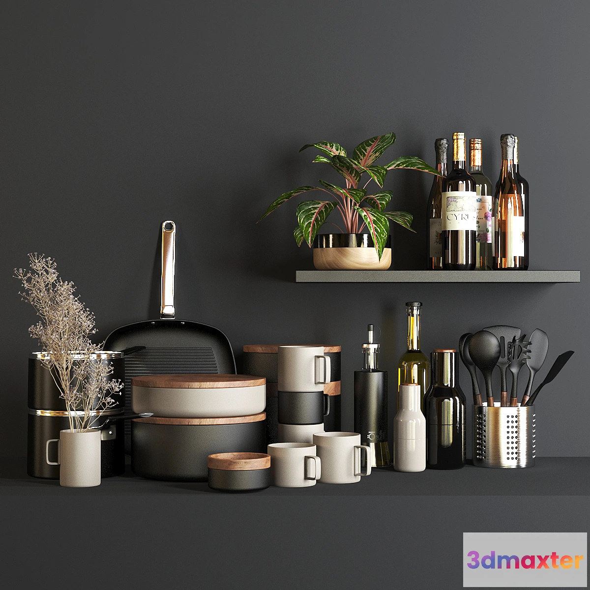 776009 - set1133- kitchen black4