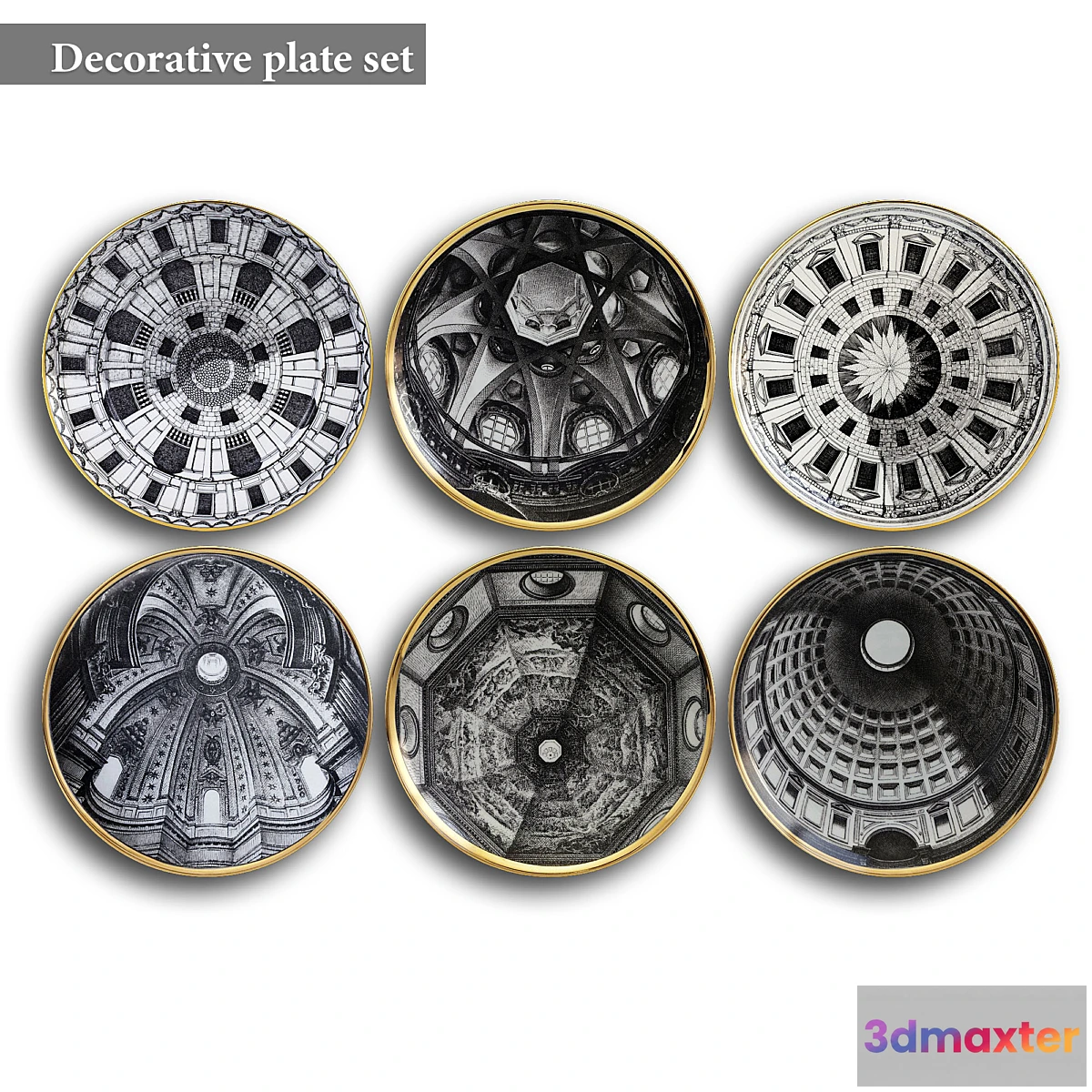 776043 - Decorative plate set 5