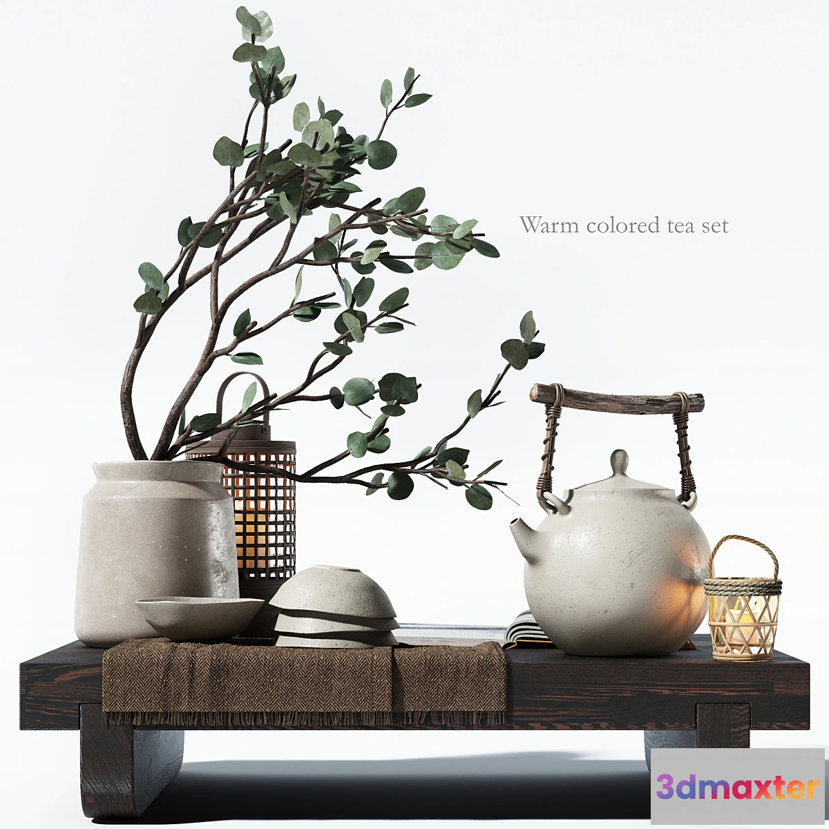 787494 - Warm colored tea set - No.3