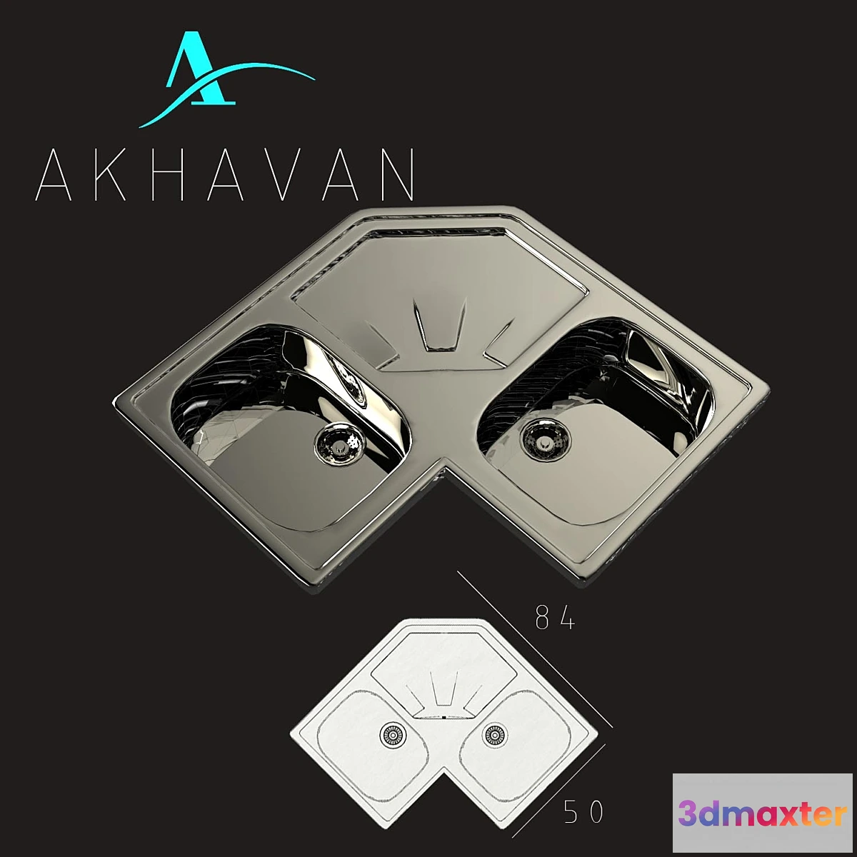 1276194 - Kitchen sink 3D Max