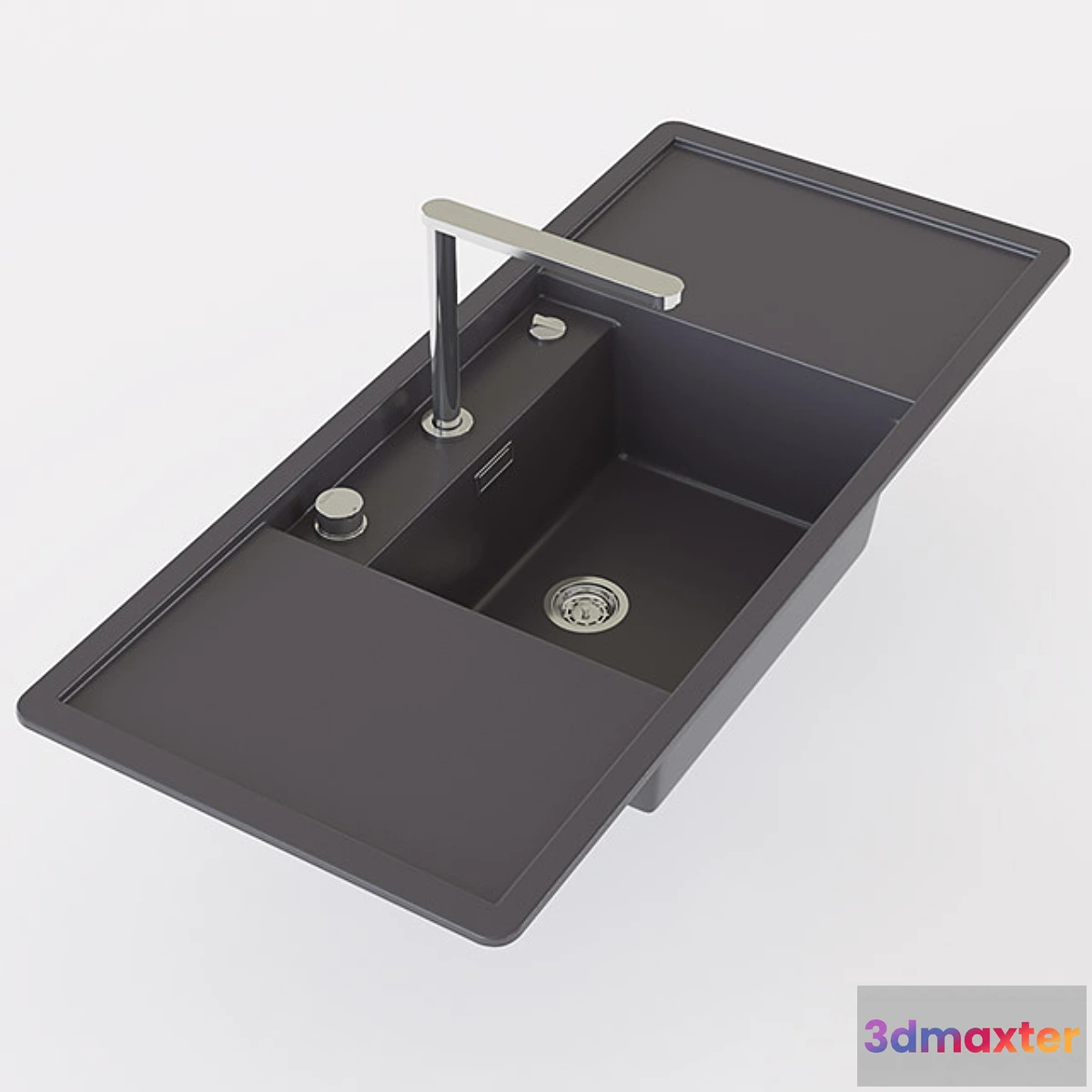 1287402 - Sink Blanco ALAROS 6 S and mixer Blanco ELOSCOPE-F II 3D Max