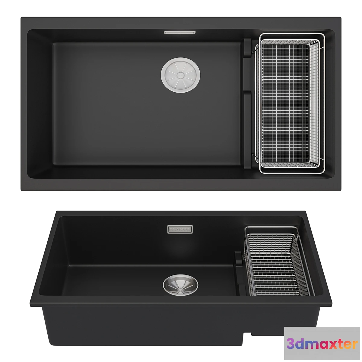 1327762 - Kitchen sink Blanco SUBLINE 700-U 3D Max