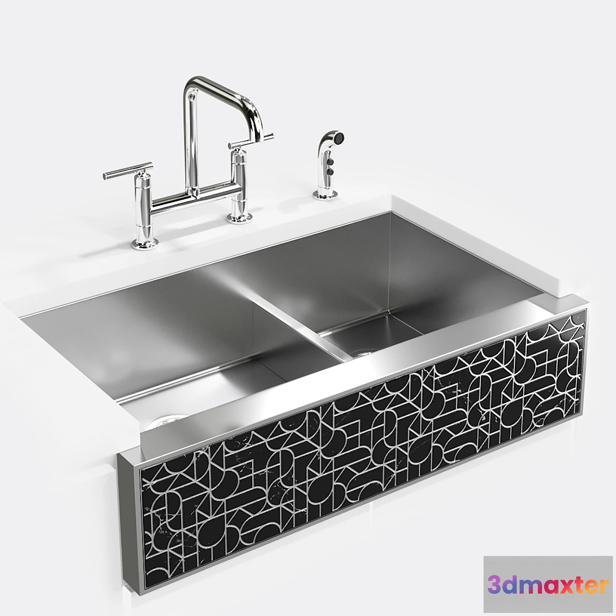 1407050 - Kitchen Sink KOHLER Tailor 3D Max