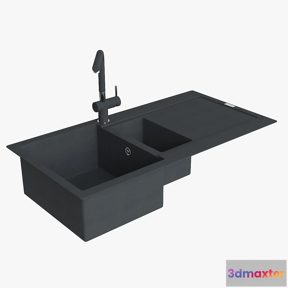 1412440 - Franke Maris Sink MRG 651 Fragranite Onix 3D Max