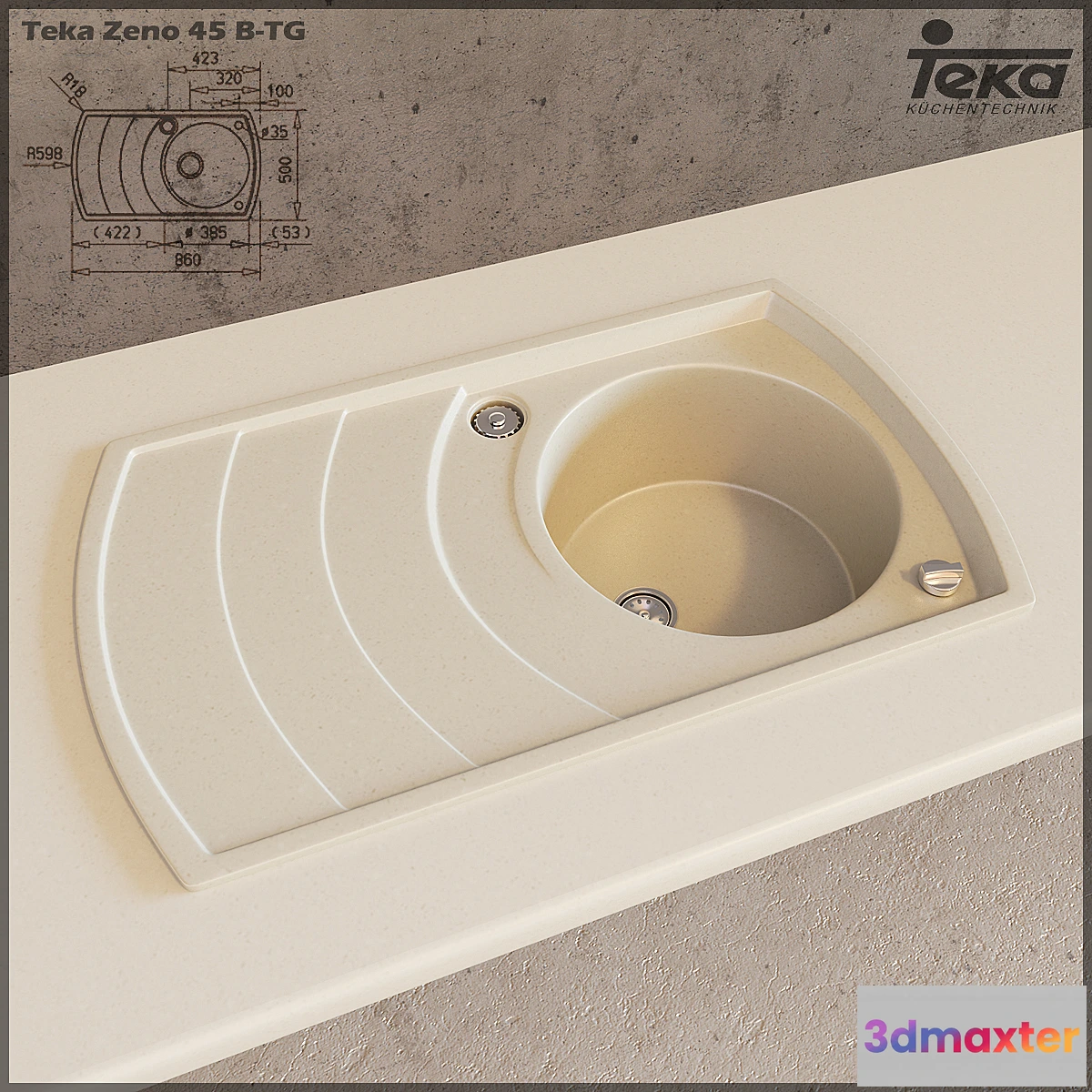 1428438 - Teka Zeno 45 B-TG 3D Max