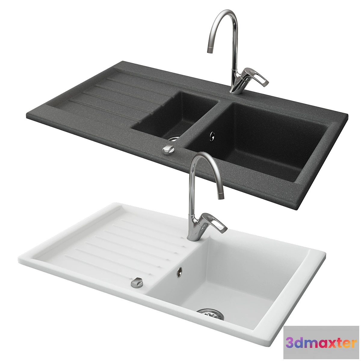 1440870 - Ferro kitchen sinks 3D Max