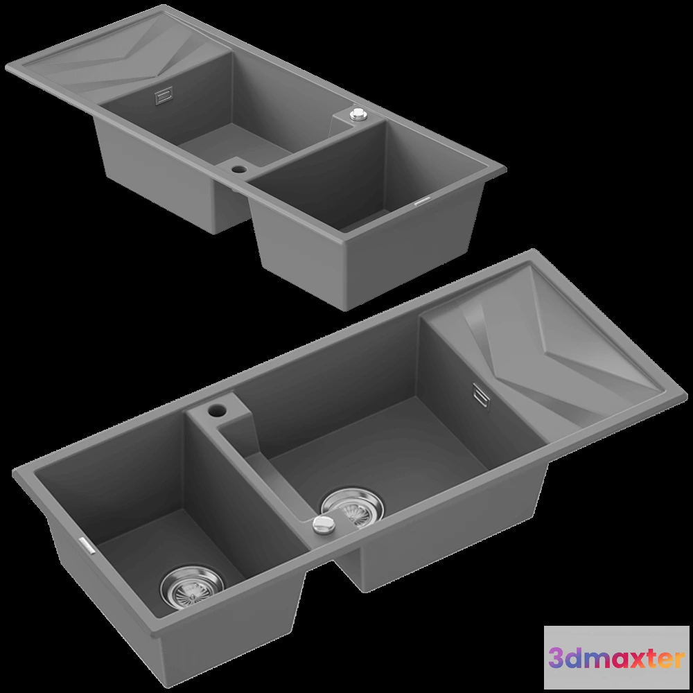 1646626 - Deante - Granite sink Magnetic 3D Max