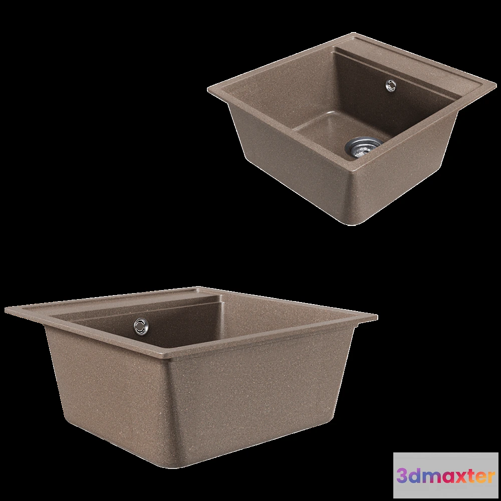 1646654 - SCHOCK - Sink Nemo 50 Cristalite 3D Max