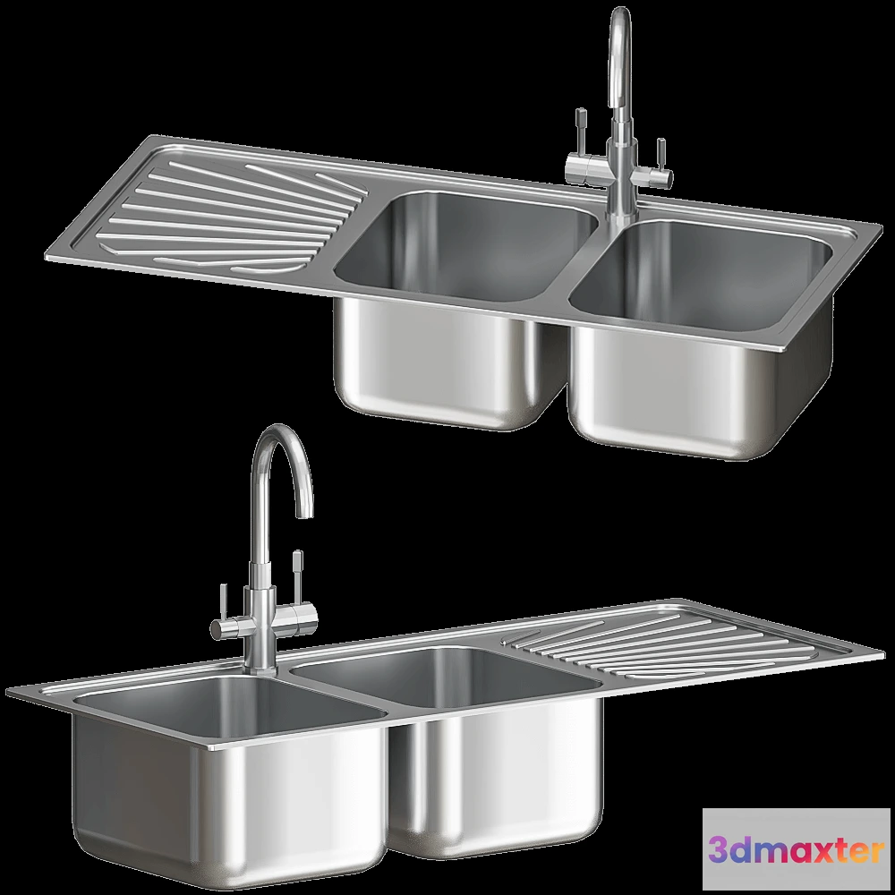 1646658 - Smeg - Kitchen sink APM116D 3D Max