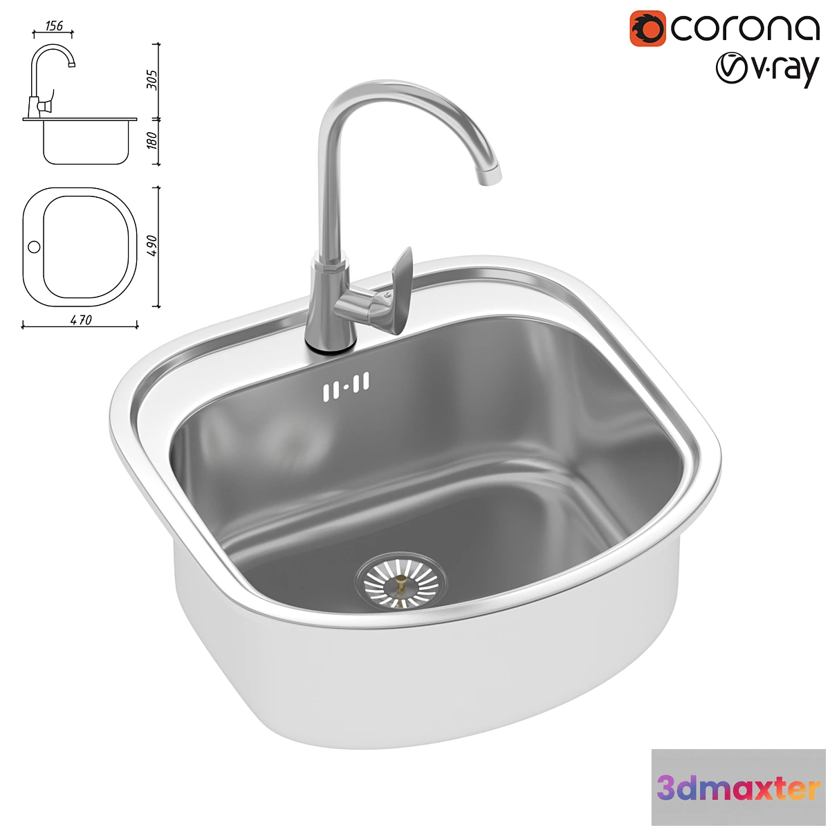 787568 - Klio Maidsinks 47×49