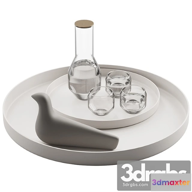 1044022 - 061 Kitchen decor set dishes atipico angolo carafe set 01