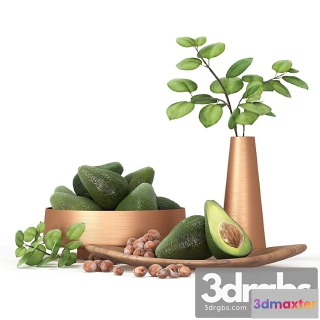 1044126 - Decorative set for the kitchen with avocado