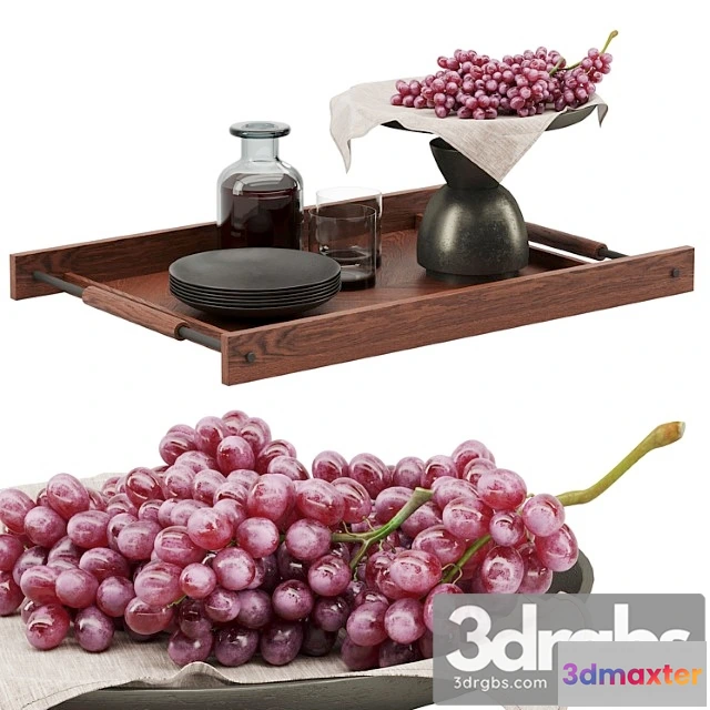 1044136 - Decorative set with grapes