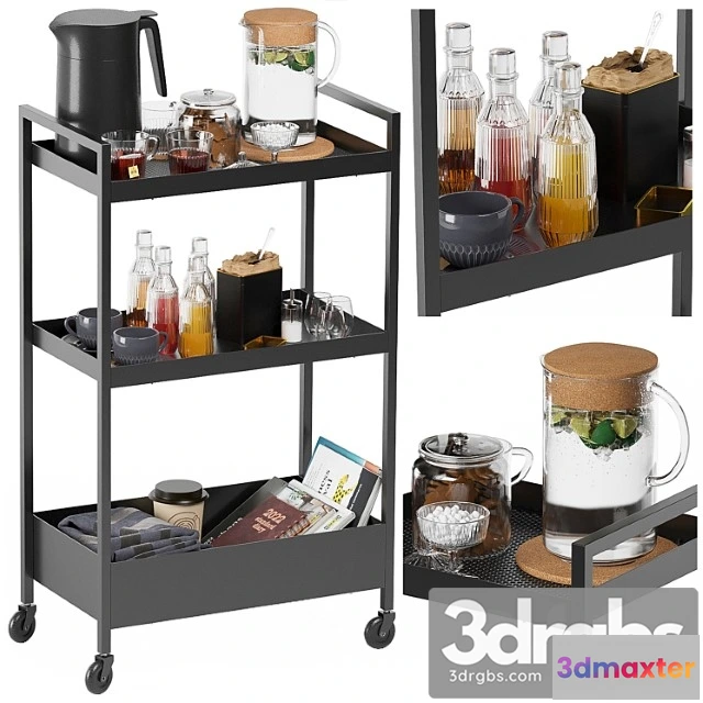 1044176 - Ikea kitchen rolling storage-3