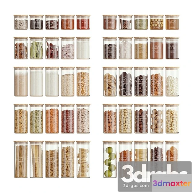 1044376 - Minimalist food jars