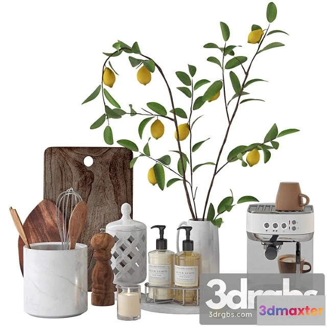 1044438 - Set with lemon branches