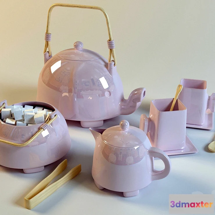 1267598 - tea service “ELEPHANT” 3D Max