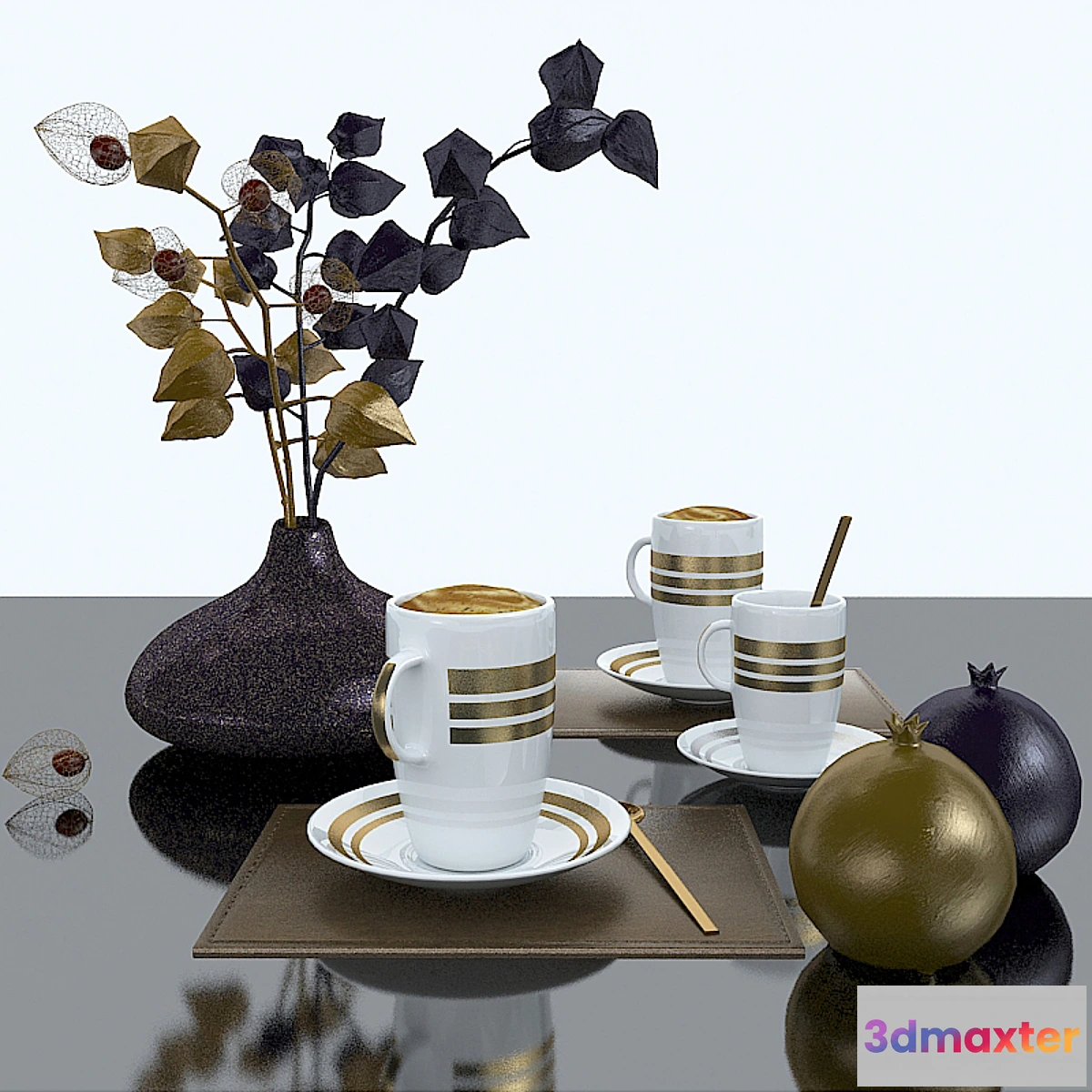 1278256 - Serving with the cape gooseberry 3D Max