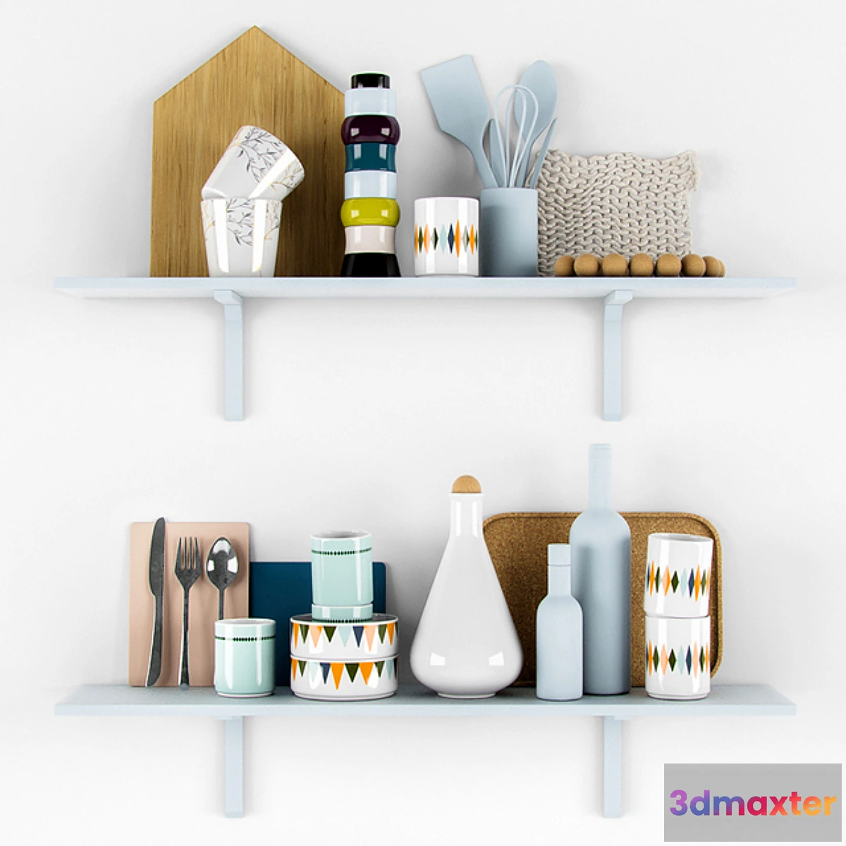 1288902 - Crockery in the Scandinavian style 3D Max