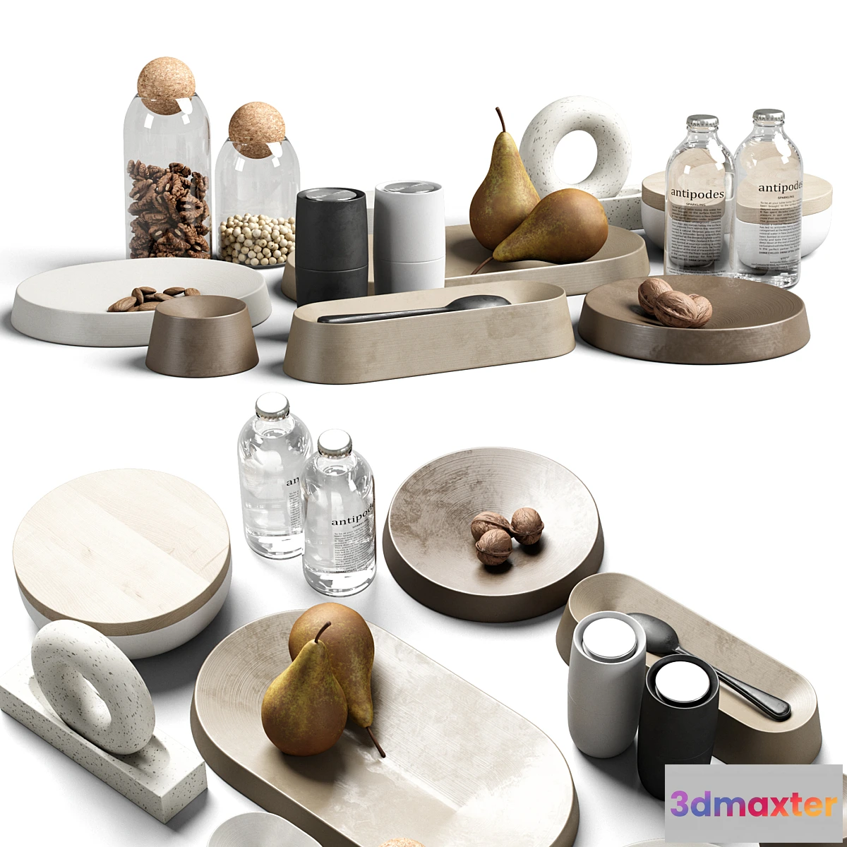 1293773 - kitchen decor set 14 3D Max