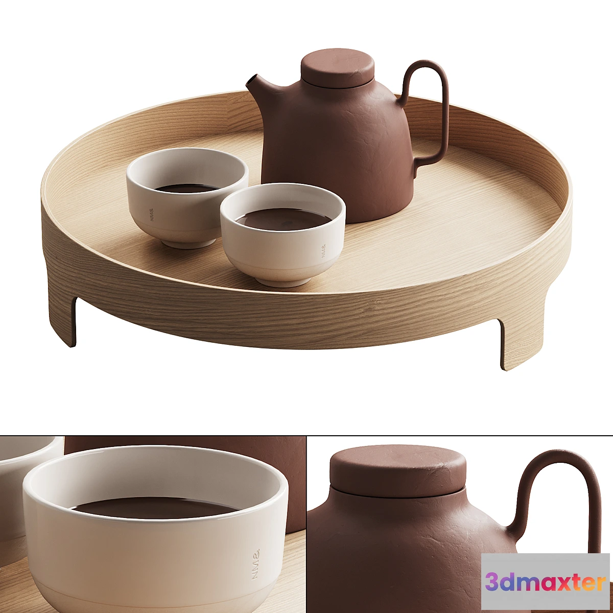 1303755 - 404 dishes decor set 16 tea kit by Design House Stockholm 01 3D Max