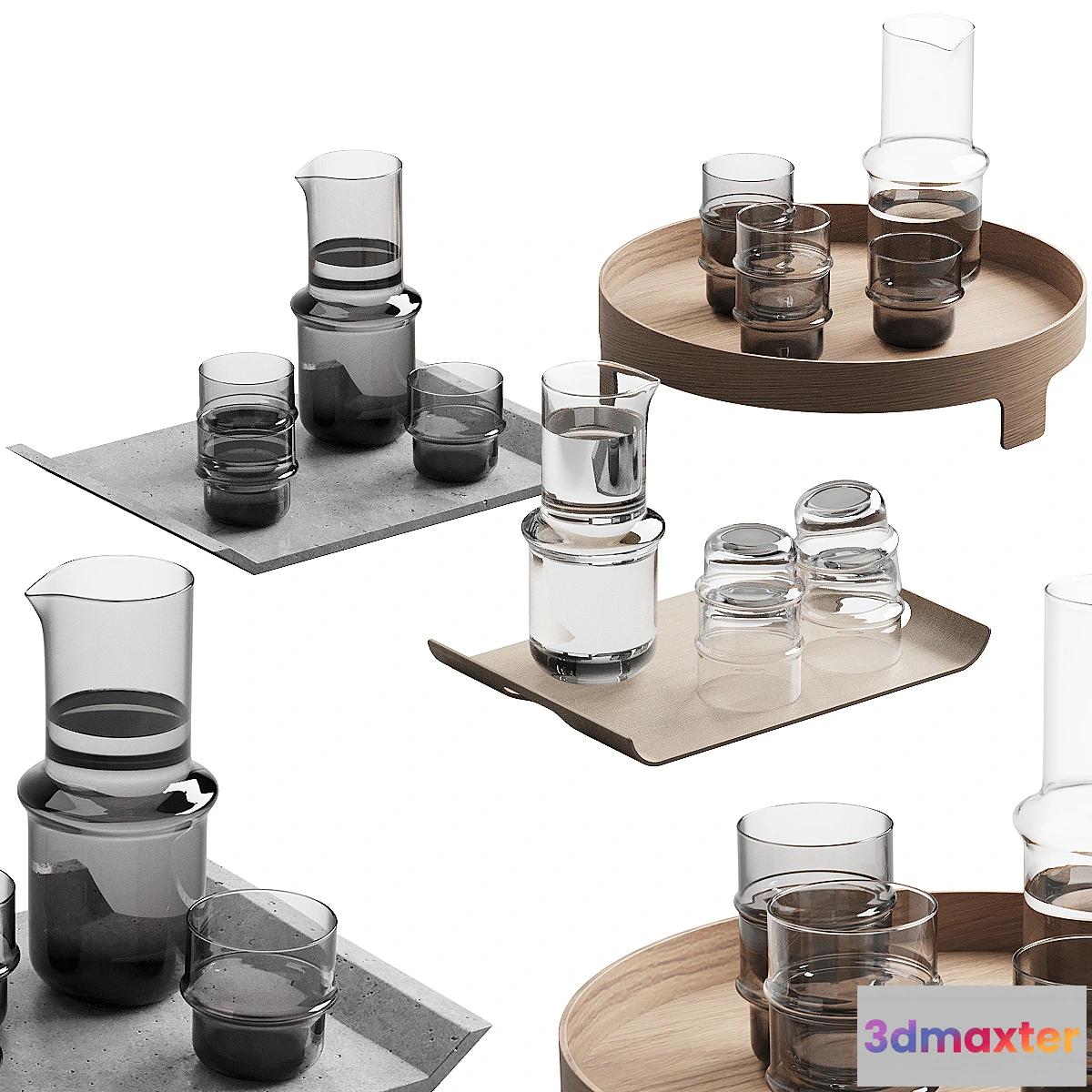 1317150 - 271 dishes decor set 13 NM& Unda by Design House Stockholm 3D Max