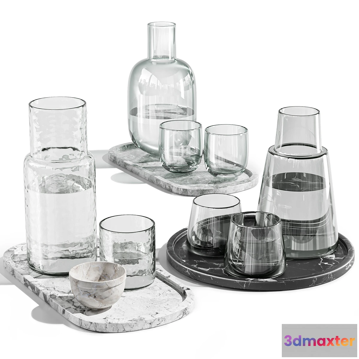 1325448 - dishes tableware set 04 3D Max