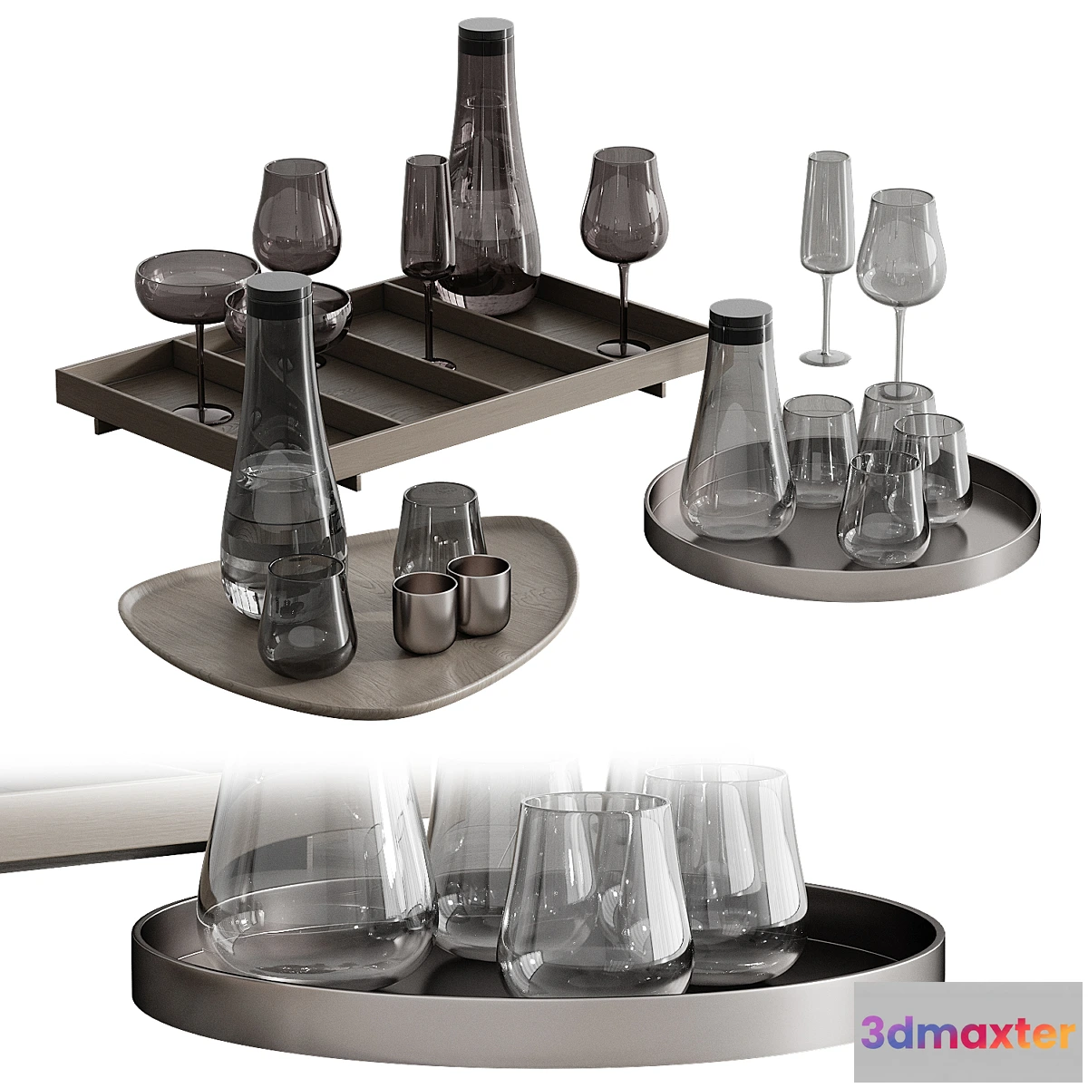 1329436 - Decorative dinnerware set 001 3D Max