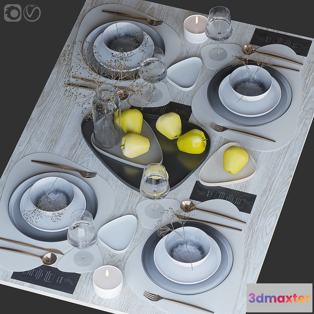 1346930 - Table setting 70 3D Max