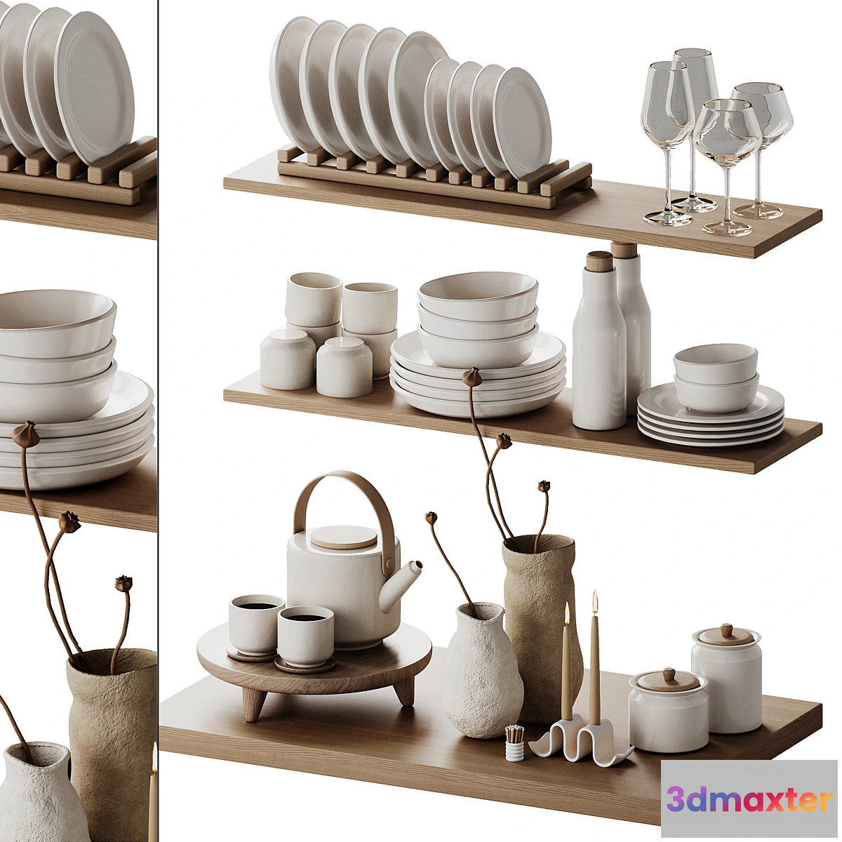 1348800 - Kitchen decor_Utensils 3D Max
