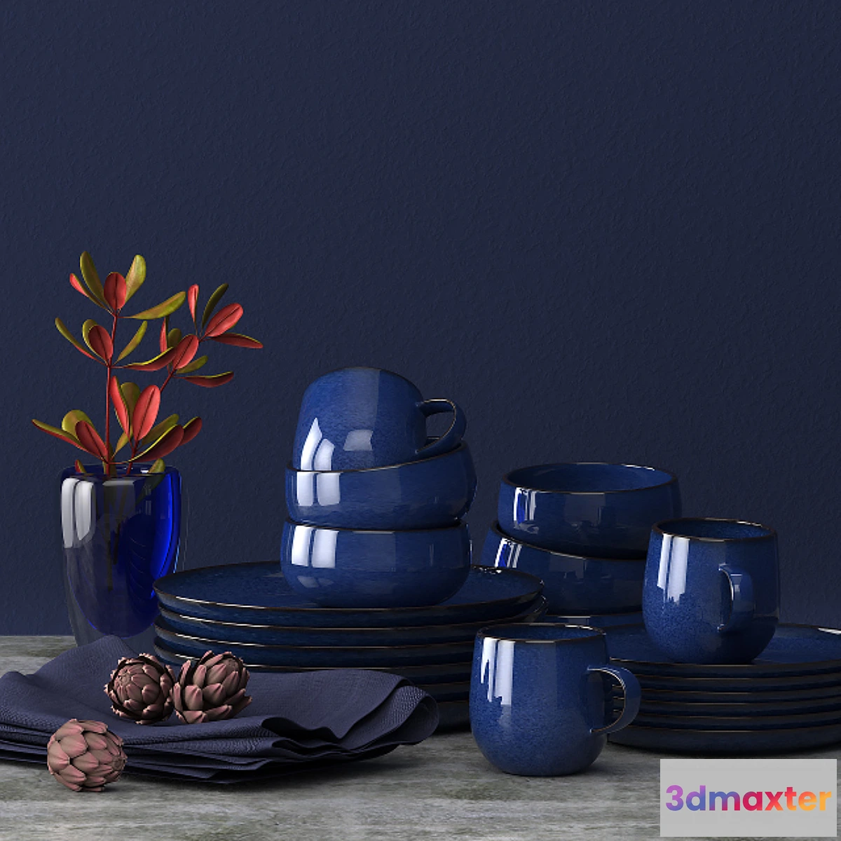 1395408 - Lake Dinnerware 3D Max