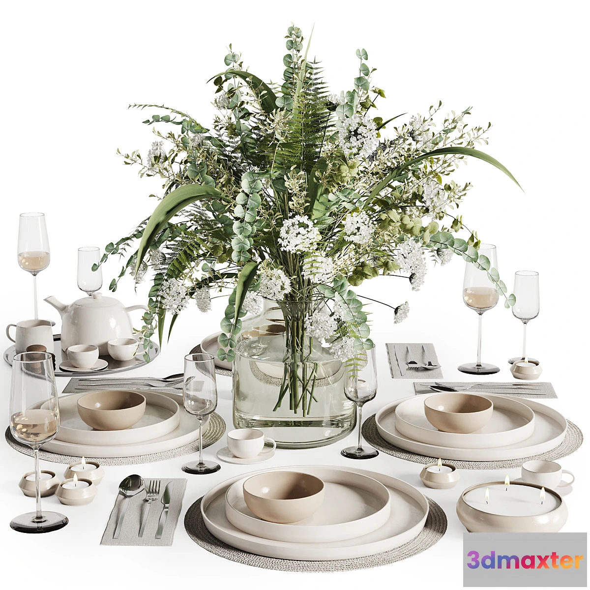 1402312 - Tableware MA set 30 3D Max