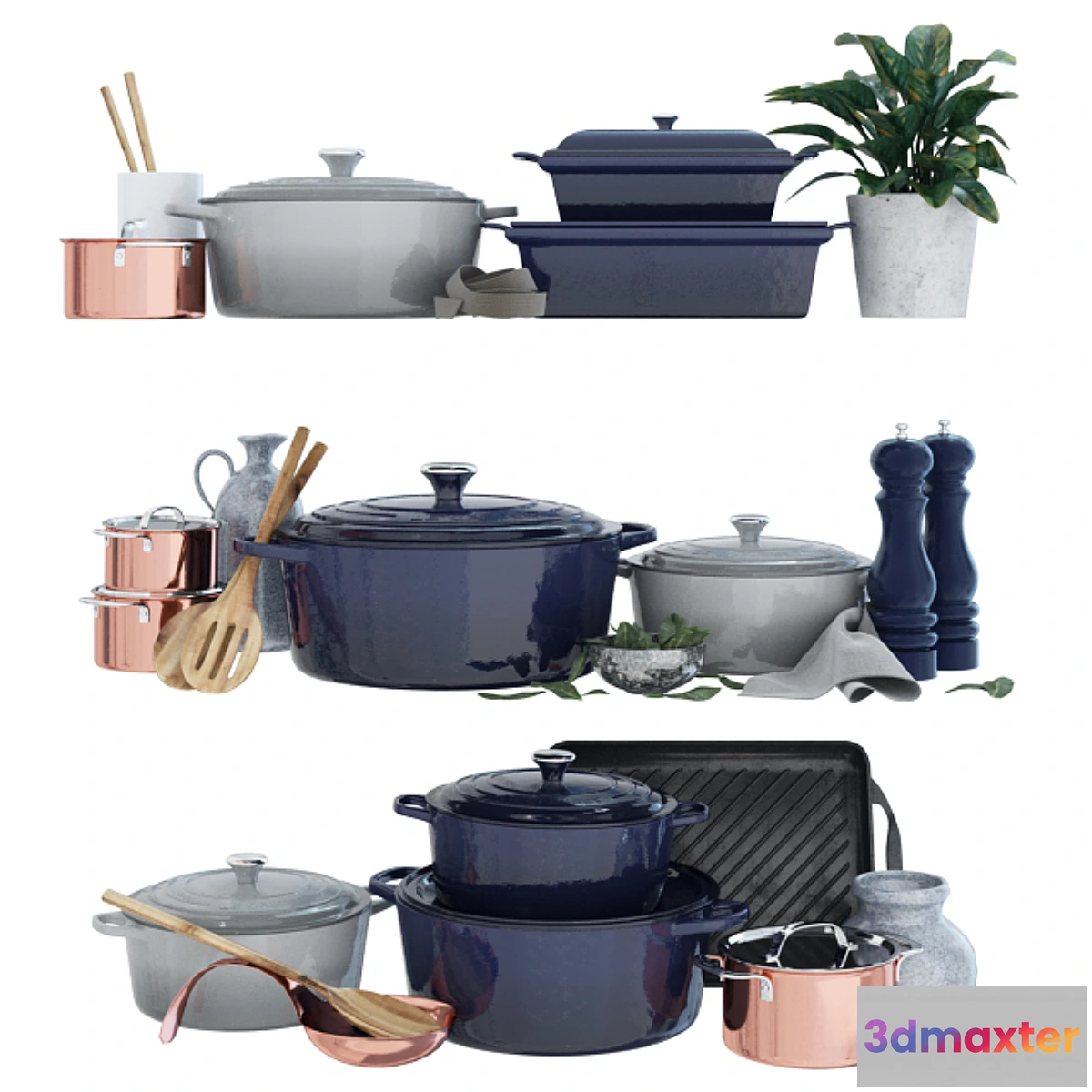 1405628 - Cookware Le Creuset 3D Max