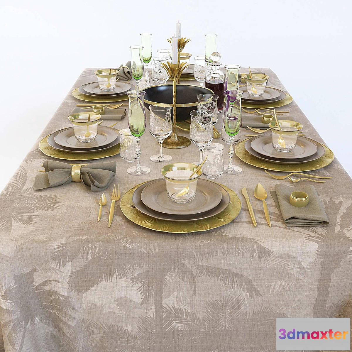 1408064 - Tableware ZARA 3D Max